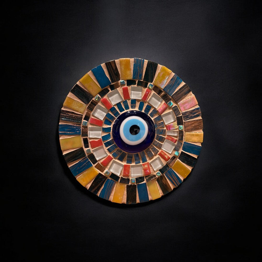 Raja Mosaic Ø14 cm gold