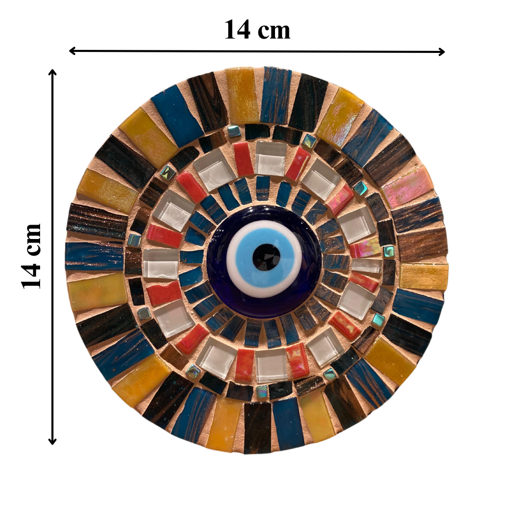 Raja Mosaic Ø14 cm gold
