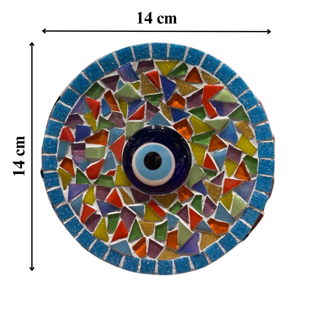 Raja Mosaic Ø14 cm multicolor