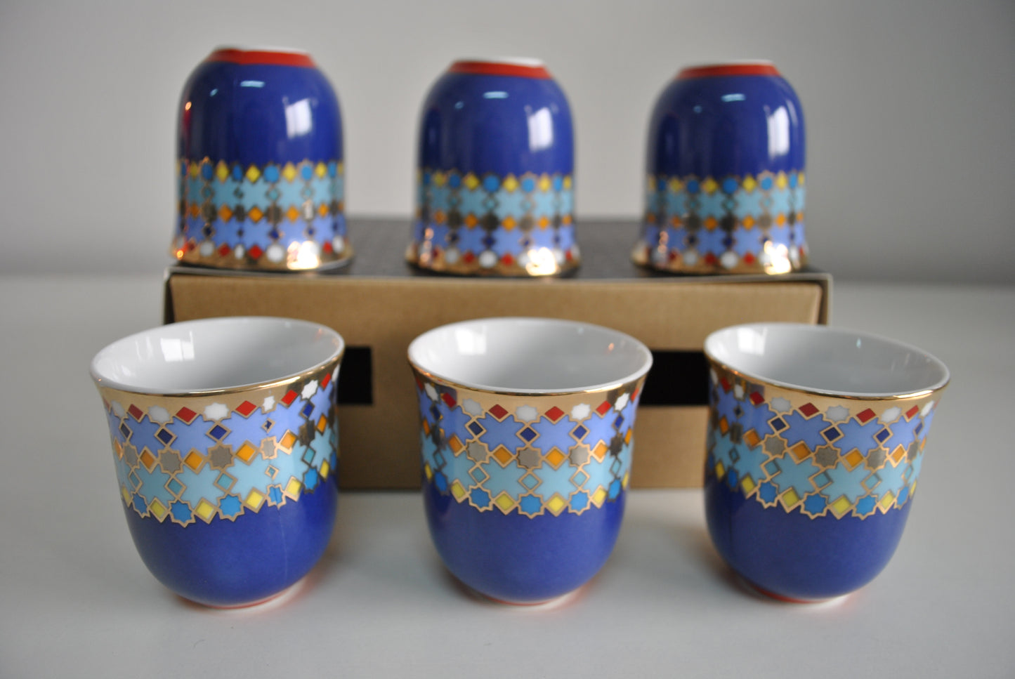 Coffee Cup 90ml Sursock Vitrail - 6 pcs