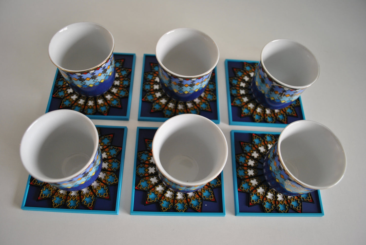 Coffee Cup 90ml Sursock Vitrail - 6 pcs