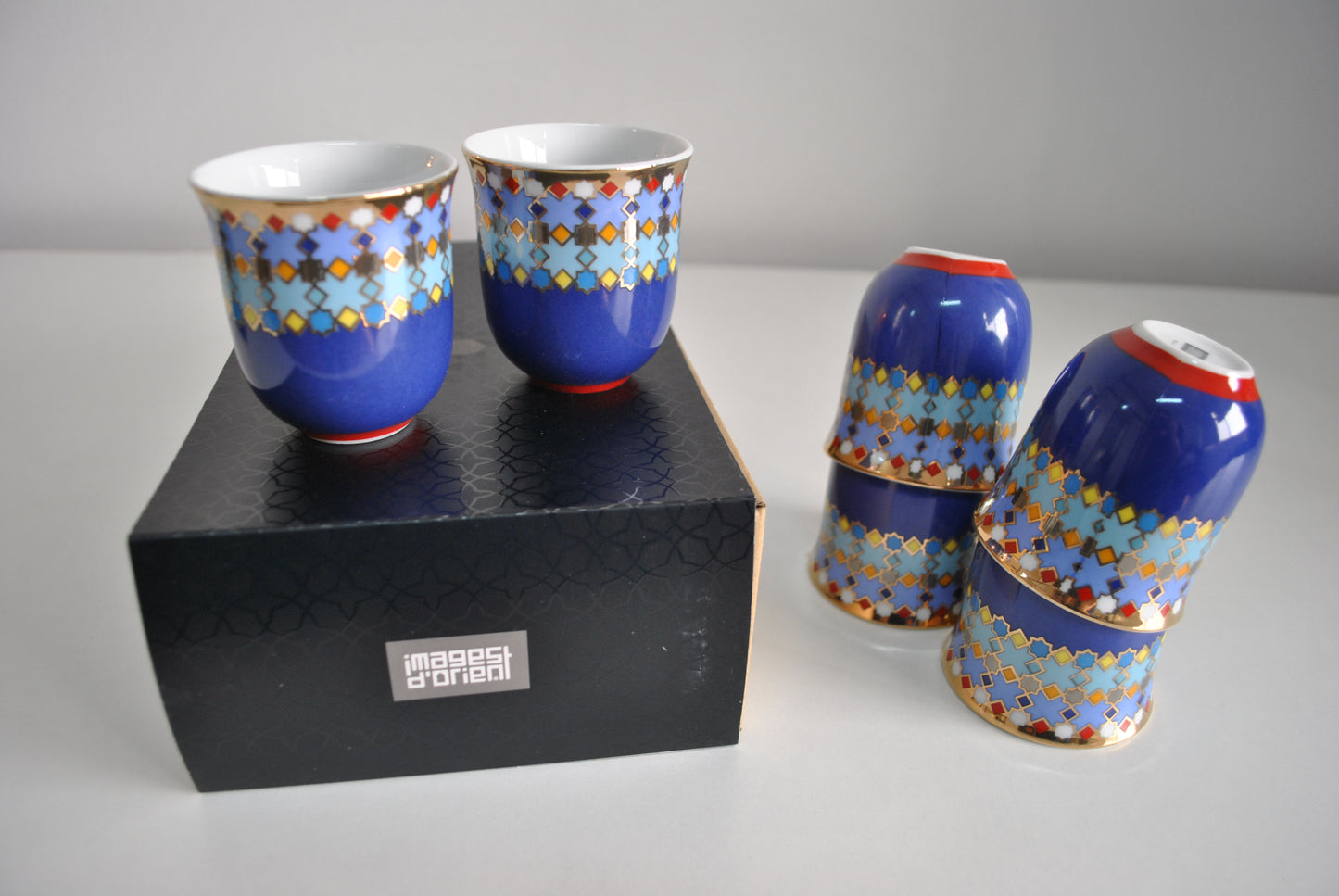 Coffee Cup 90ml Sursock Vitrail - 6 pcs