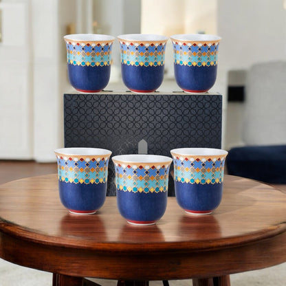 Coffee Cup 90ml Sursock Vitrail - 6 pcs