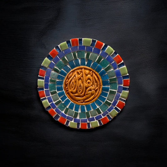 Raja Mosaic round Ø16 colorful