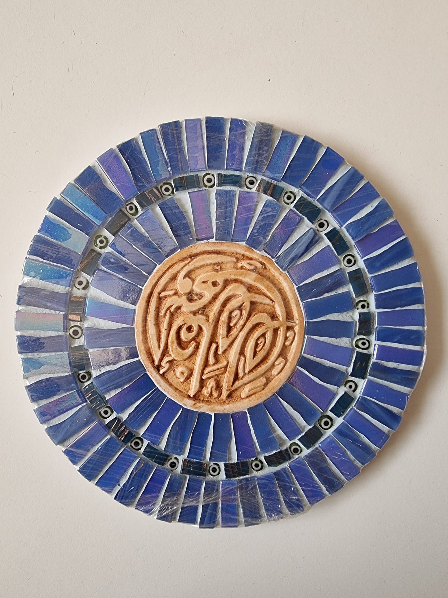 Raja Mosaic round Ø16_blue