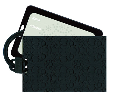 Luggage Tag Ebony Rosace - Arabesque Boutique